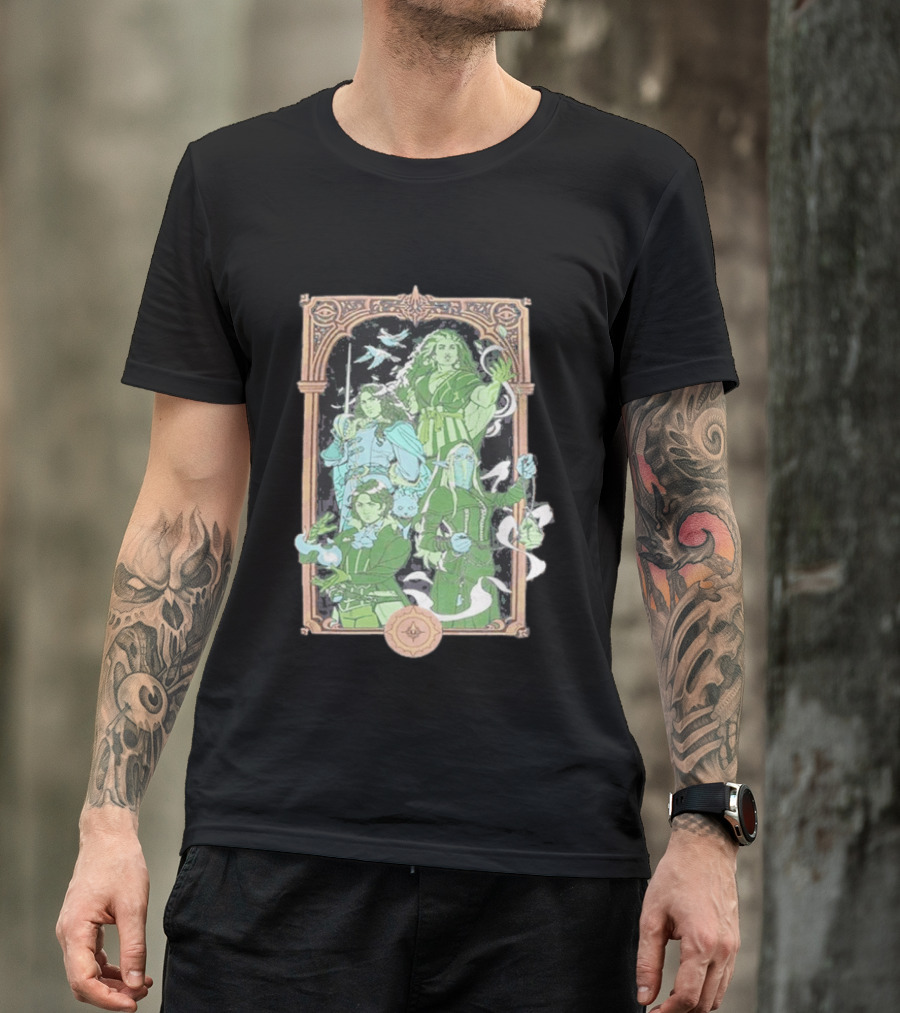 Critical Role Heroes Of Araman Seekers Tabletop Adventure Characters T-Shirt