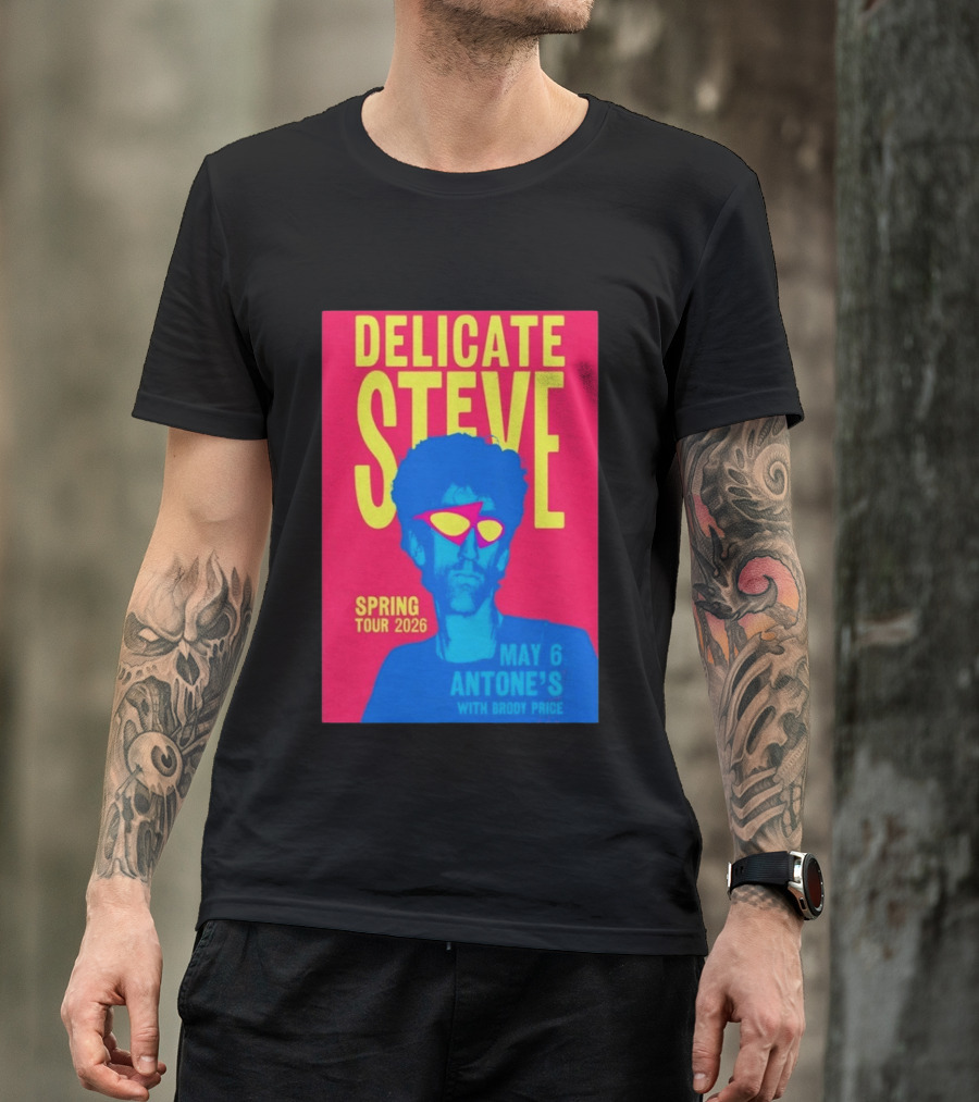 Delicate Steve Spring Tour 2026 May 6 Antone's With Brody Price T-Shirt