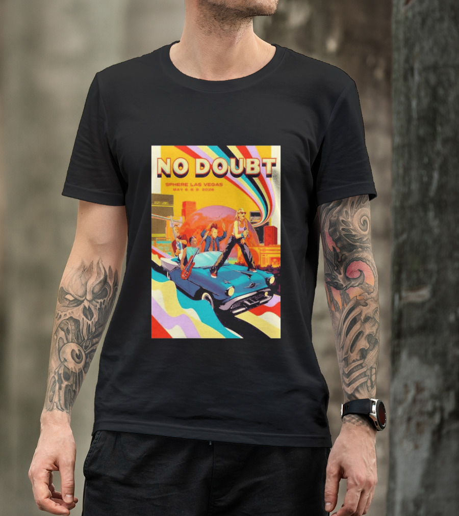 No Doubt Sphere Las Vegas May 6 9 2026 Vintage Road Trip Concert T-Shirt