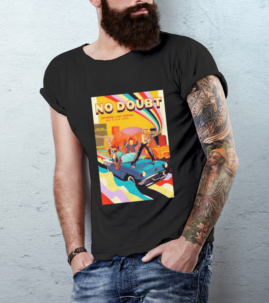 No Doubt Sphere Las Vegas May 6 9 2026 Vintage Road Trip Concert T-Shirt