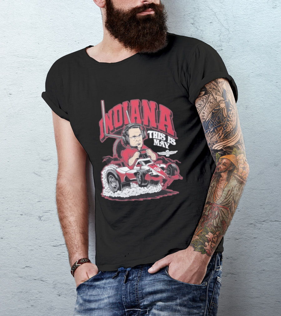 Indiana Hoosiers This Is May Kart Racing T-Shirt