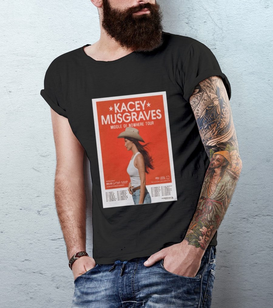 Kacey Musgraves Middle Of Nowhere Tour 2026 Concert Country Music Event T-Shirt