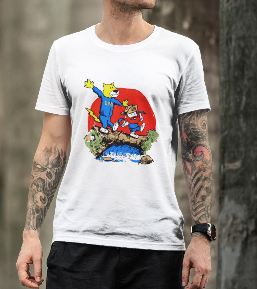 Buffalo Bills Football Cartoon Characters With DNR Sports T-Shirt