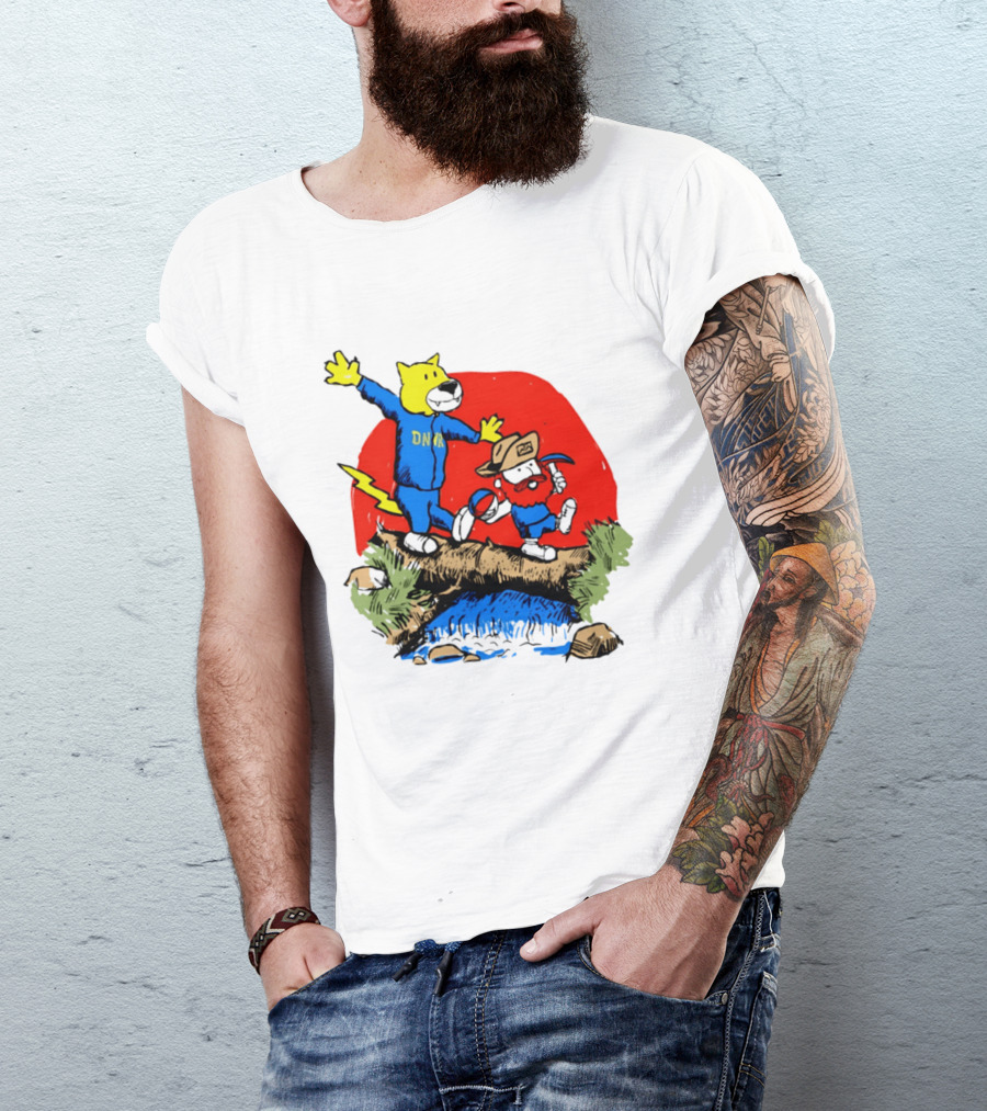 Buffalo Bills Football Cartoon Characters With DNR Sports T-Shirt