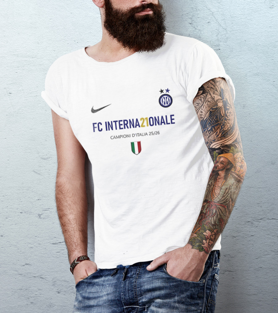 FC Internazionale Campioni D'Italia 25/26 Snake T-Shirt