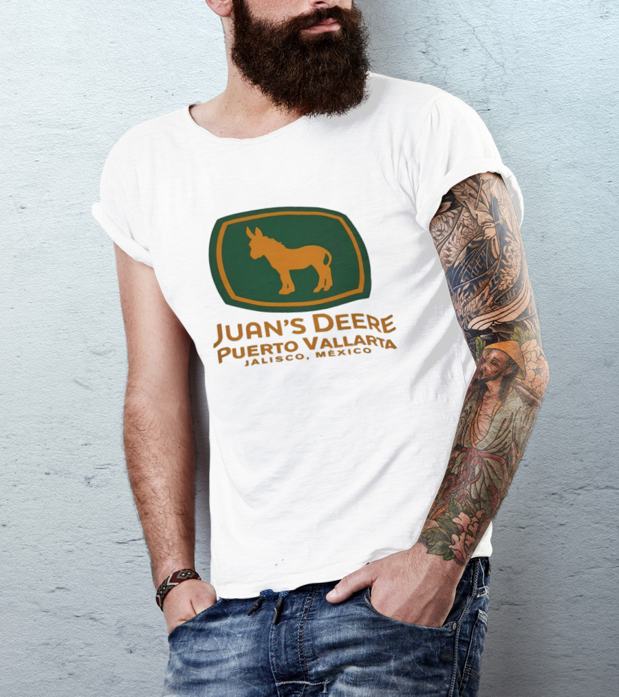 Juan's Deere Puerto Vallarta Jalisco Mexico Donkey T-Shirt