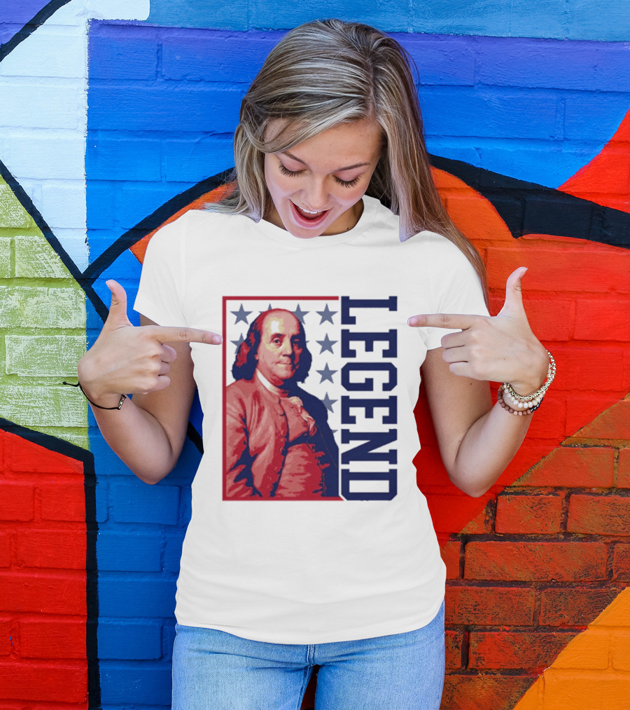 Legend Benjamin Franklin Stars T-Shirt