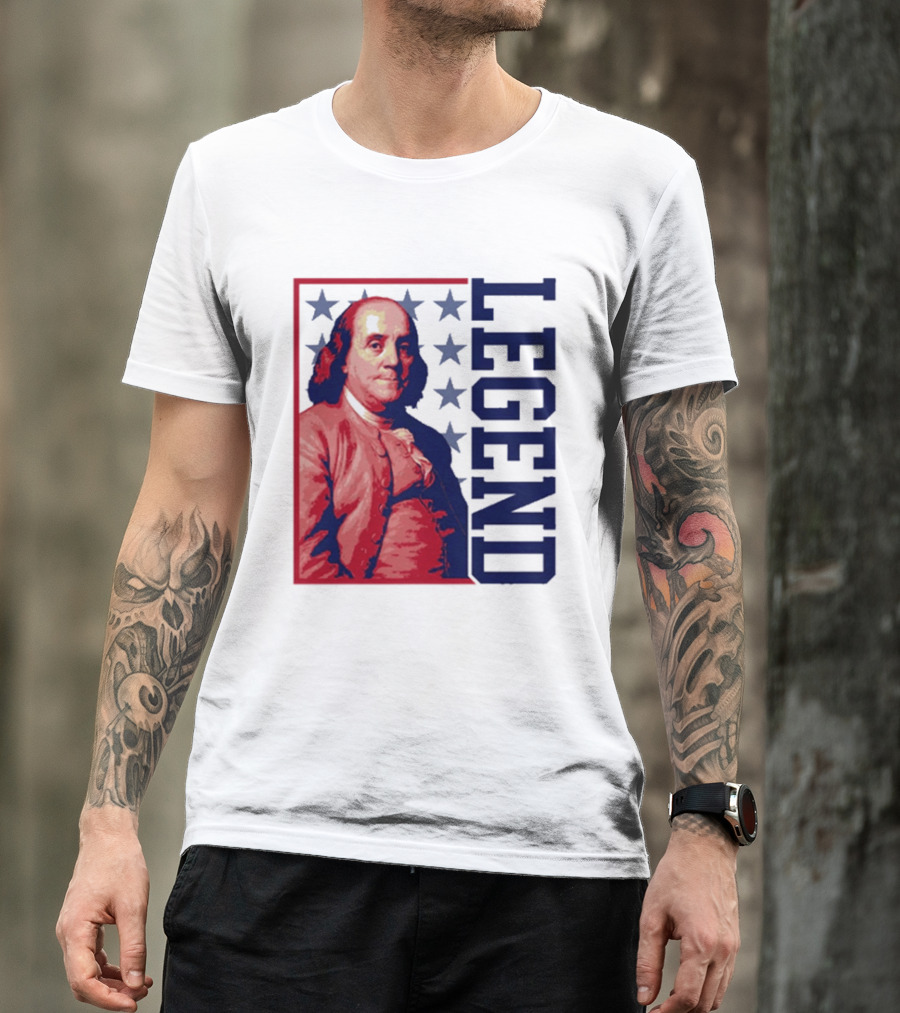 Legend Benjamin Franklin Stars T-Shirt