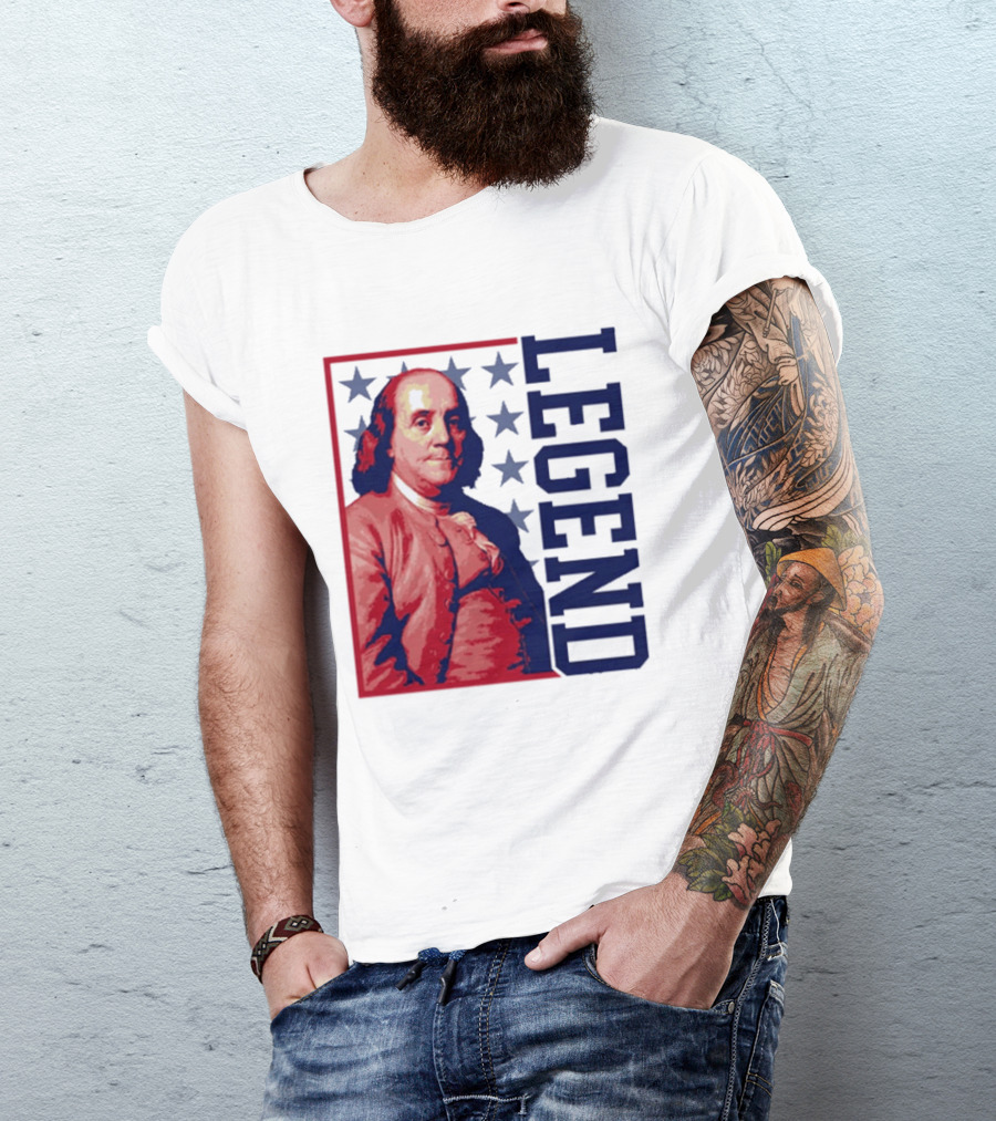 Legend Benjamin Franklin Stars T-Shirt