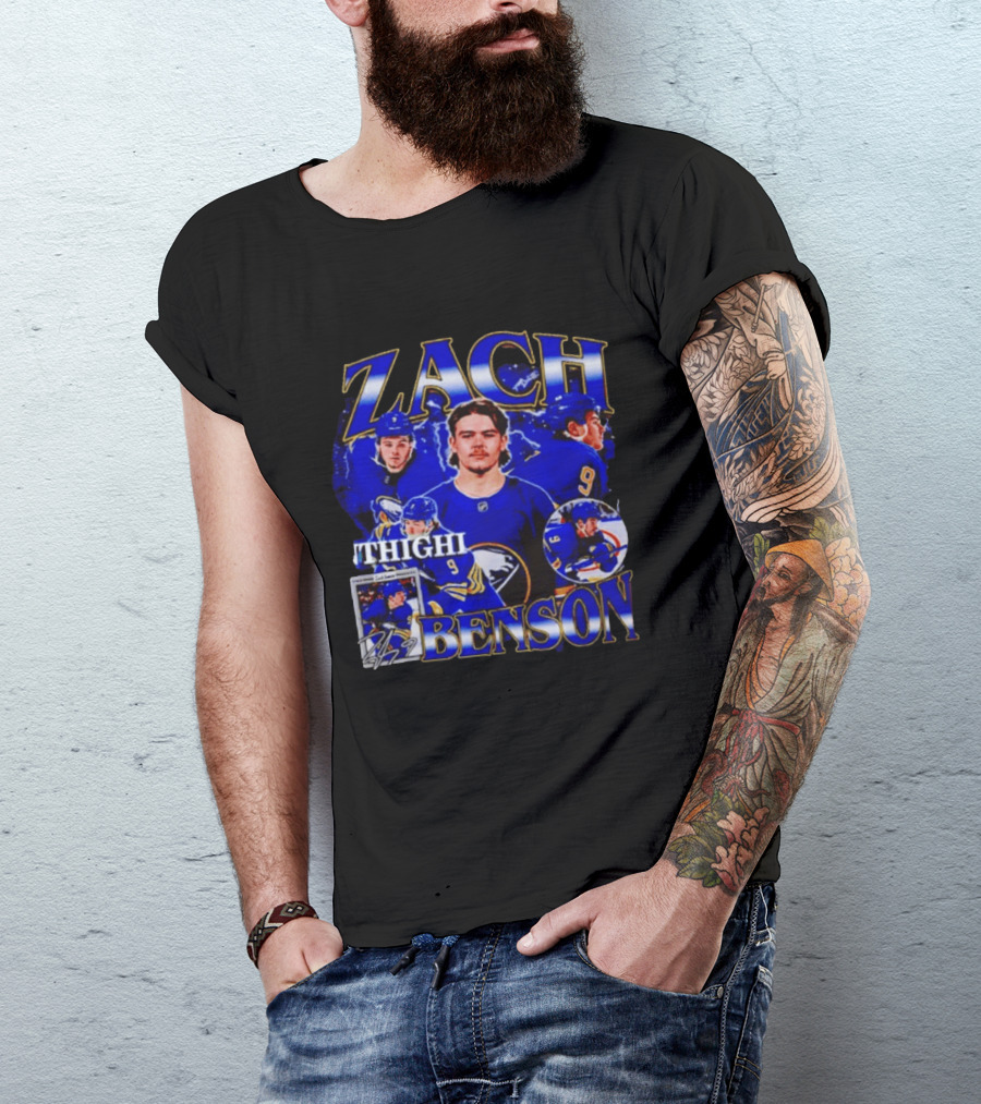 Buffalo Sabres Zach Benson Thighi Hockey T-Shirt
