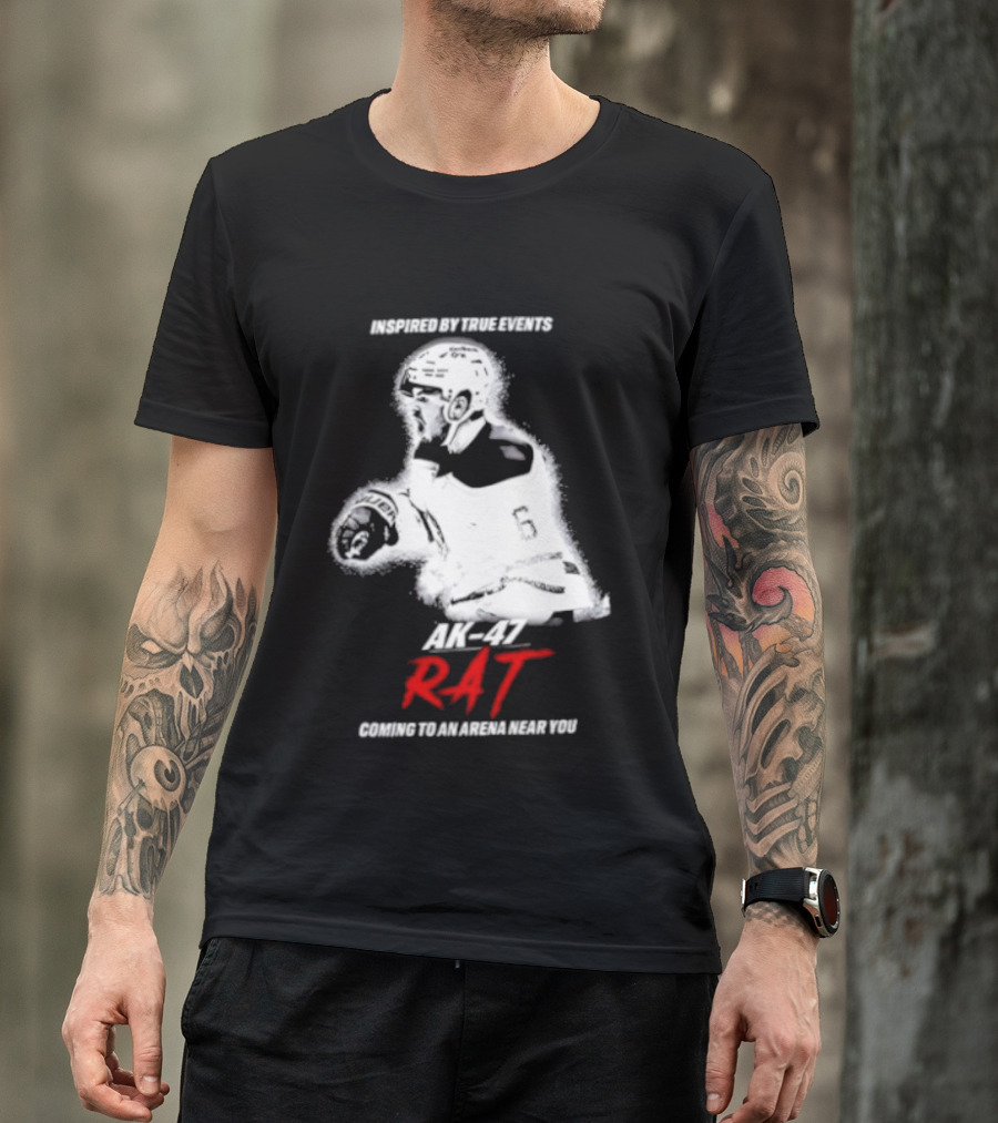 By True Events AK 47 Rat Coming To An Arena Near You Zach Benson T-Shirt