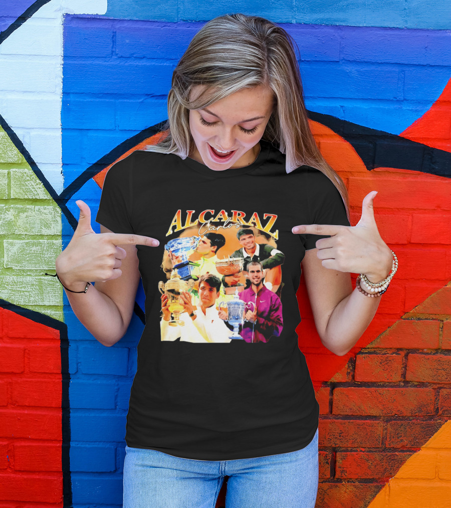 Carlos Alcaraz Tennis Trophies Champion Highlights T-Shirt