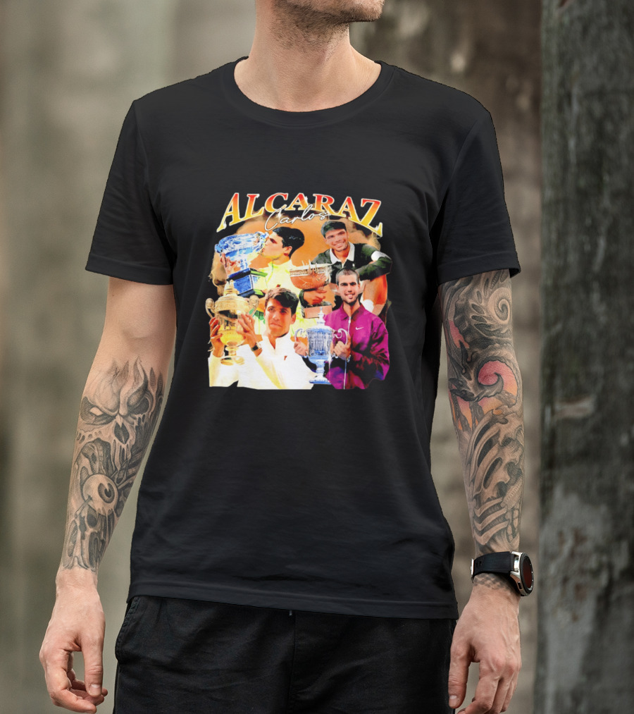 Carlos Alcaraz Tennis Trophies Champion Highlights T-Shirt