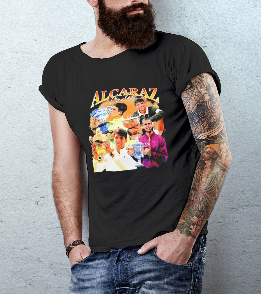 Carlos Alcaraz Tennis Trophies Champion Highlights T-Shirt