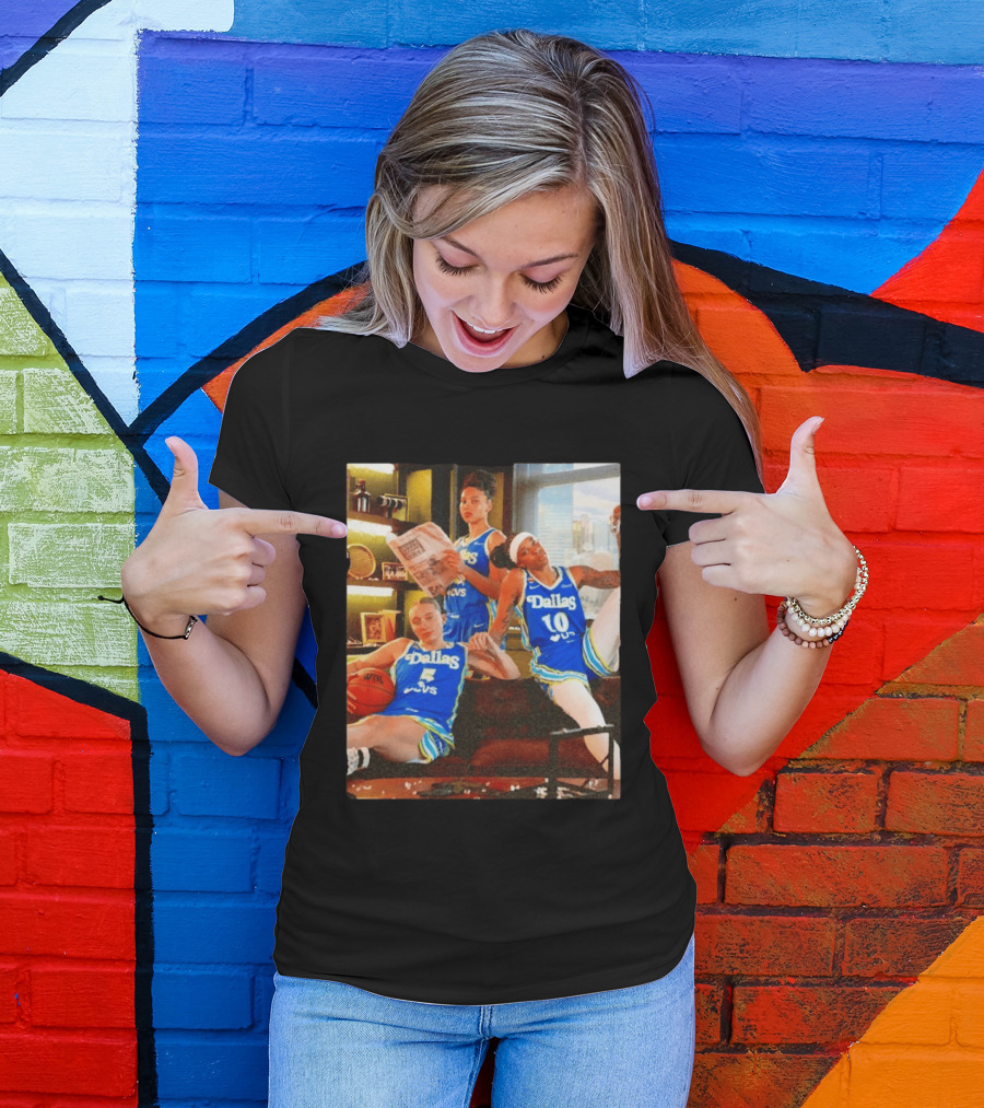 Dallas Wings 2026 Azzi Fudd Paige Bueckers Aziaha James Basketball Photo T-Shirt