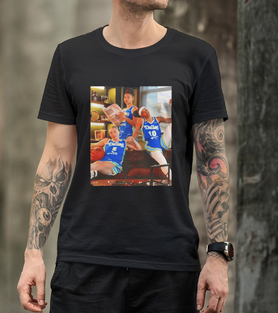 Dallas Wings 2026 Azzi Fudd Paige Bueckers Aziaha James Basketball Photo T-Shirt
