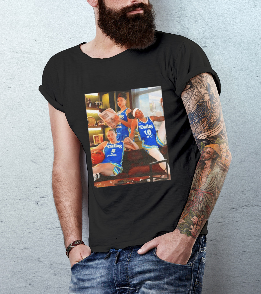 Dallas Wings 2026 Azzi Fudd Paige Bueckers Aziaha James Basketball Photo T-Shirt