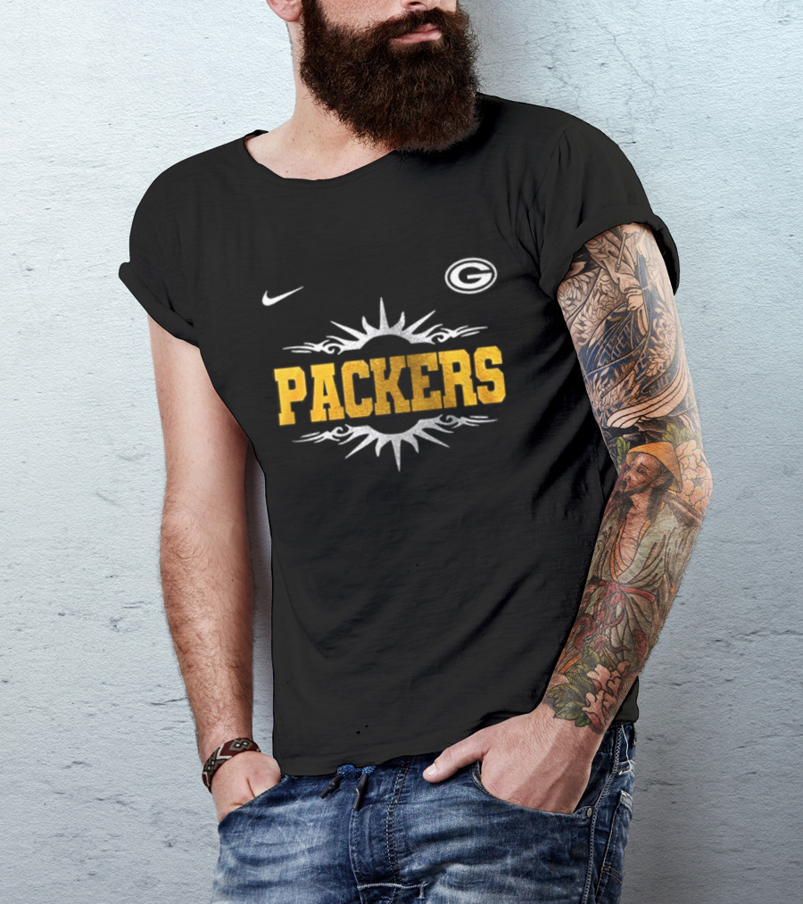 Green Bay Packers X Jason Aldean I Stand With Nike Packers T-Shirt
