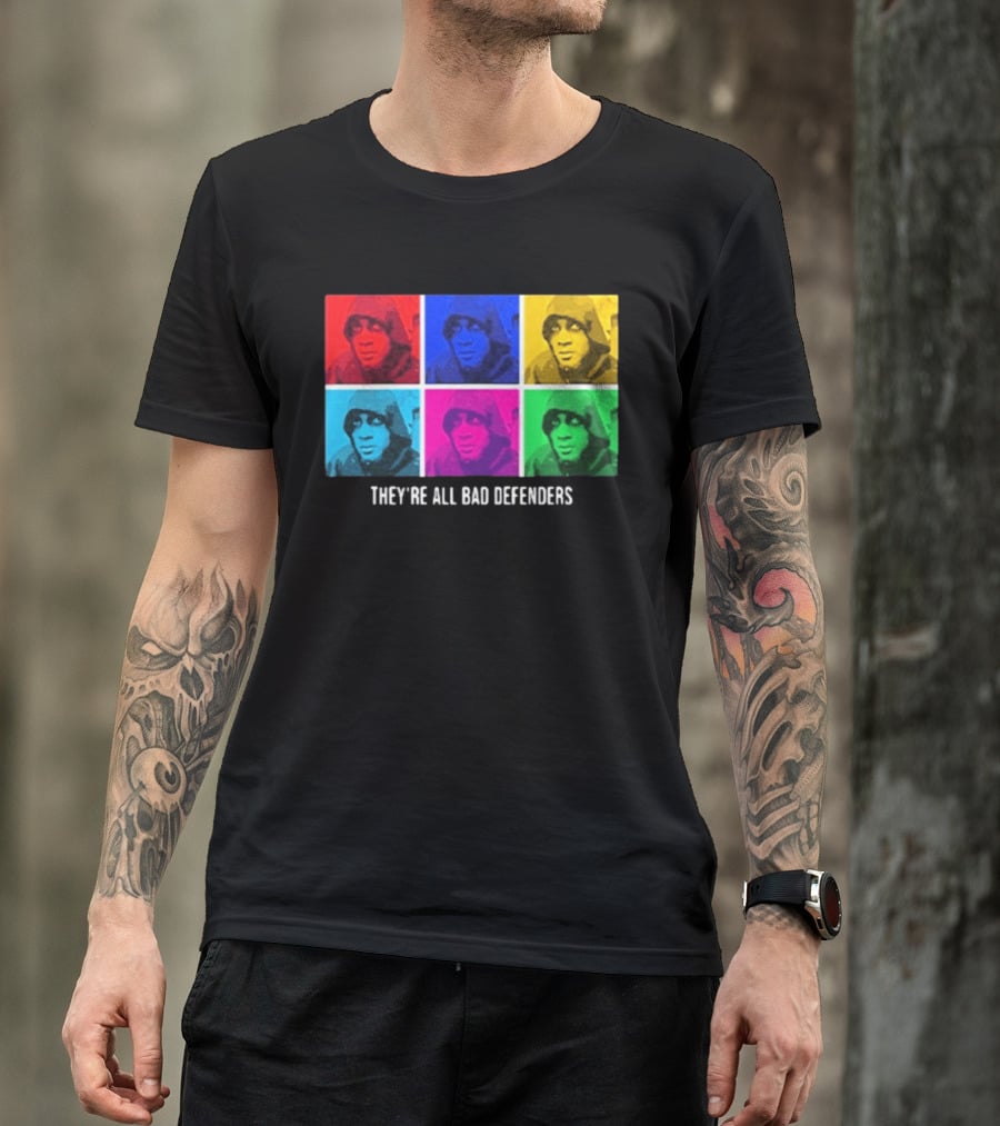 Jaden McDaniels Pop Art Style They're All Bad Defenders T-Shirt