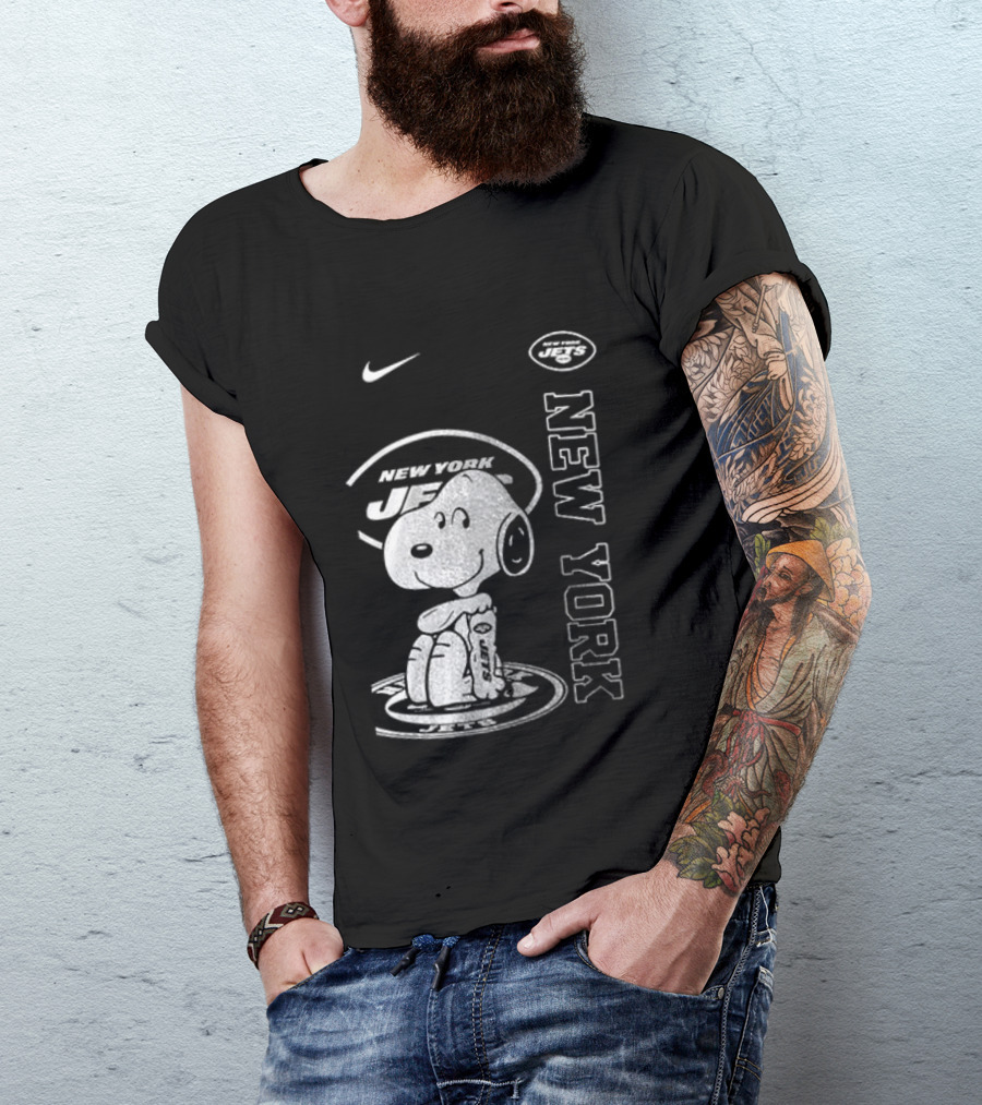 New York Jets Snoopy Yes I'm Old Thank You For The Memories T-Shirt