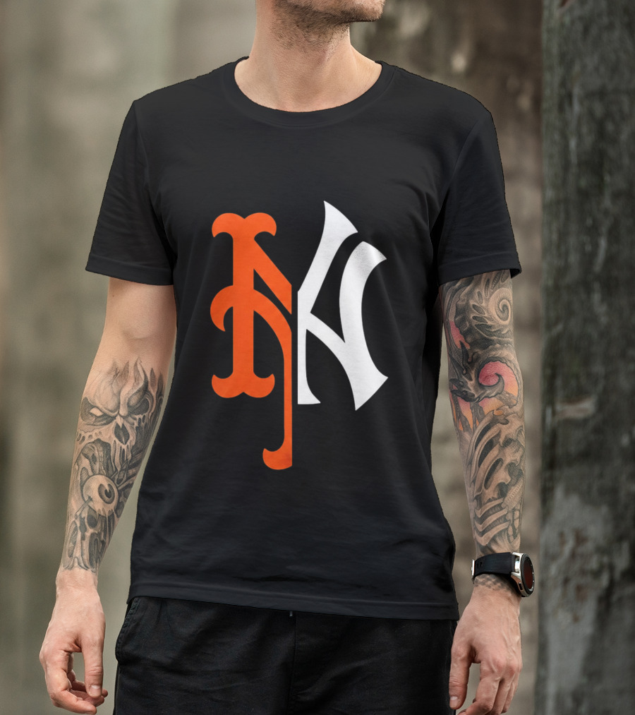 New York Mets Subway Series 2026 NY Logo Giveaway T-Shirt