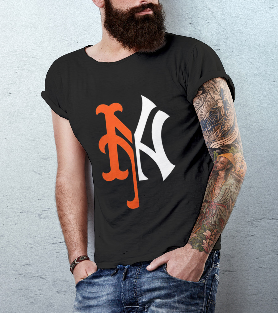 New York Mets Subway Series 2026 NY Logo Giveaway T-Shirt