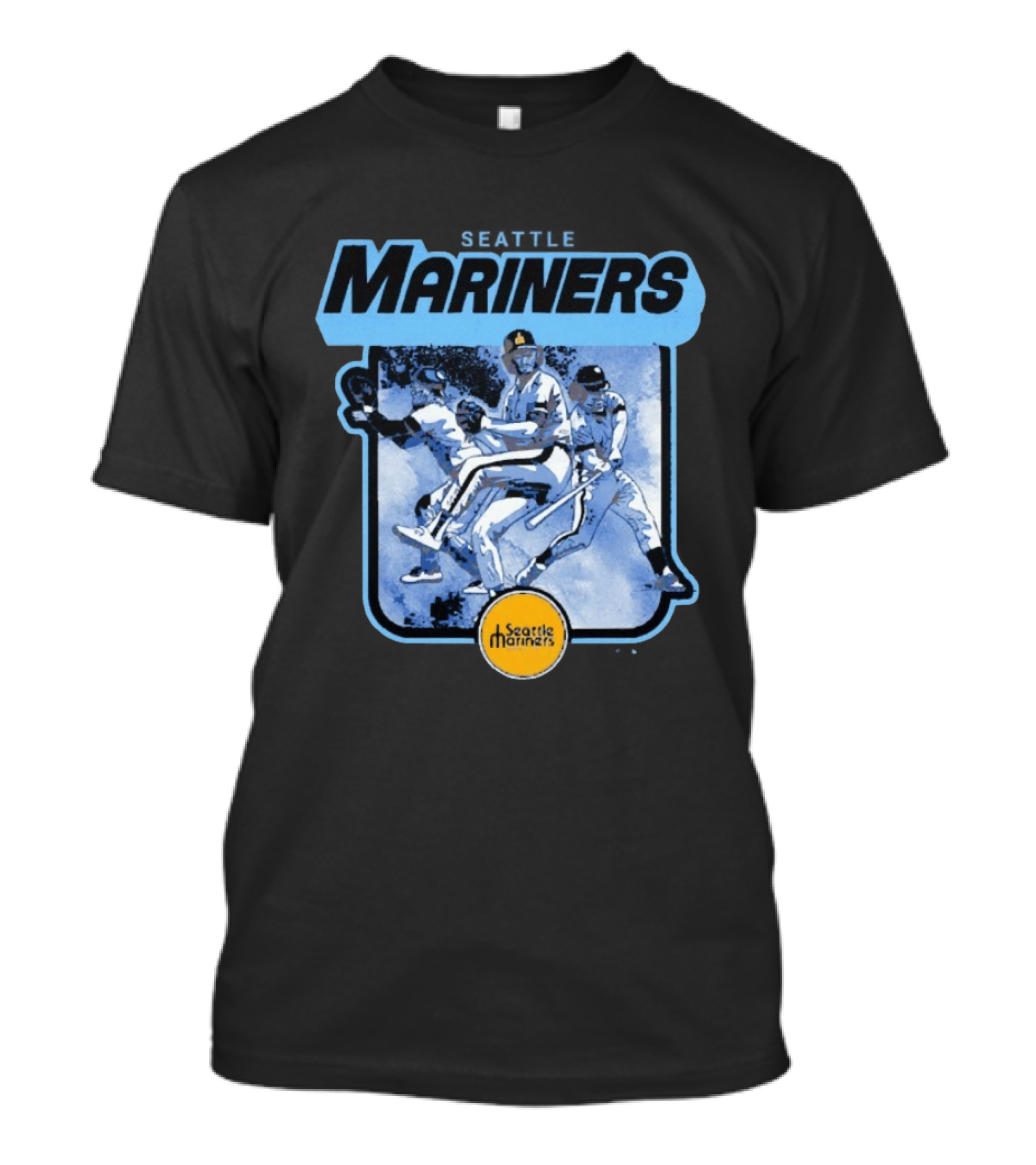 Seattle Mariners Retro Cooperstown Collection Baseball Team Players T-Shirt