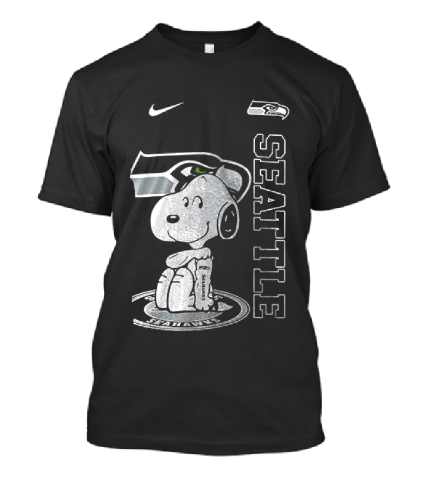 Nike Seattle Seahawks Snoopy Thank You For The Memories T-Shirt