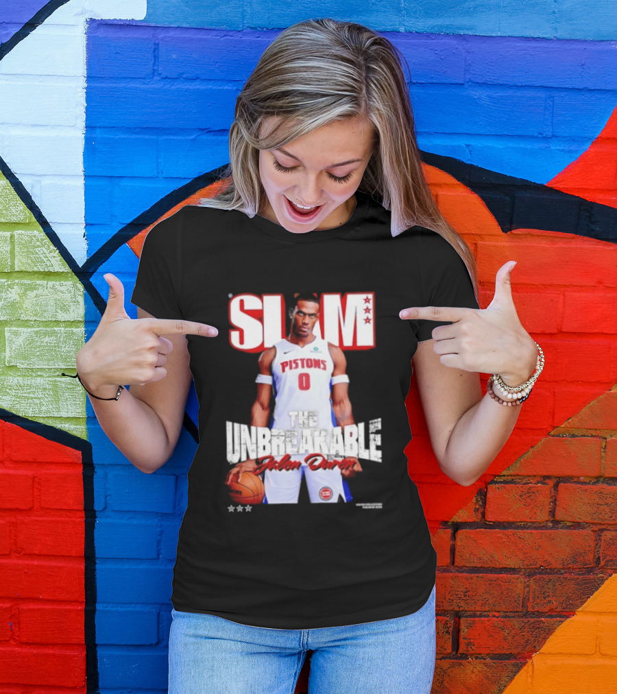 SLAM Jalen Duren Unbreakable Detroit Pistons 260 T-Shirt