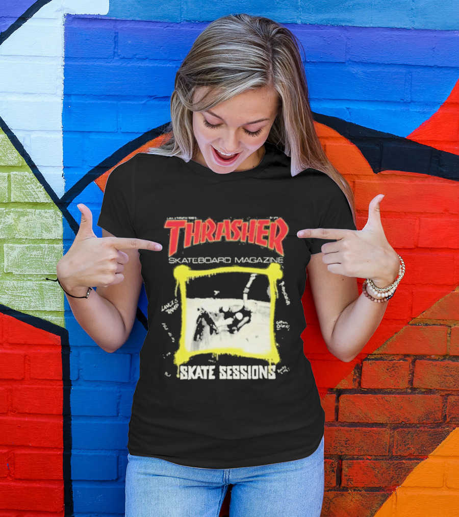 Thrasher Skateboard Magazine December 1983 Skate Sessions T-Shirt