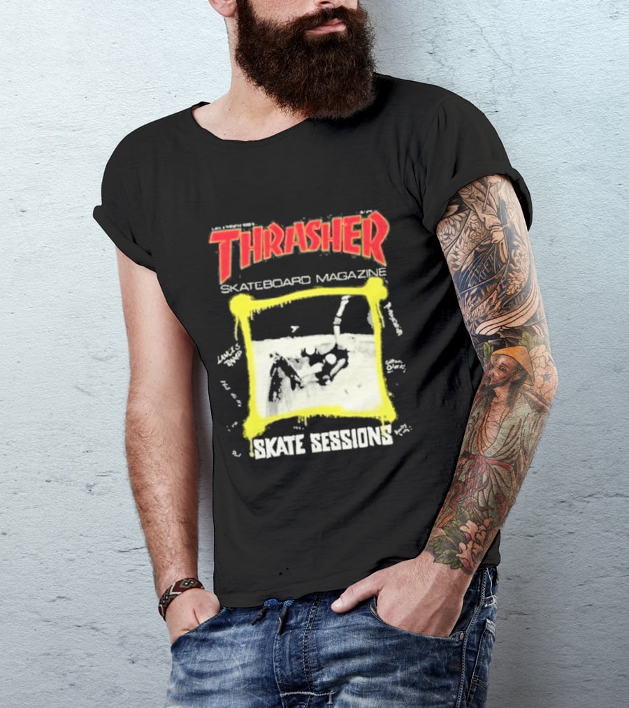 Thrasher Skateboard Magazine December 1983 Skate Sessions T-Shirt
