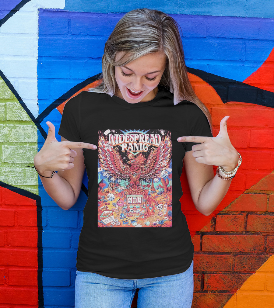 Widespread Panic Las Vegas 2026 Concert With Casino And Phoenix T-Shirt