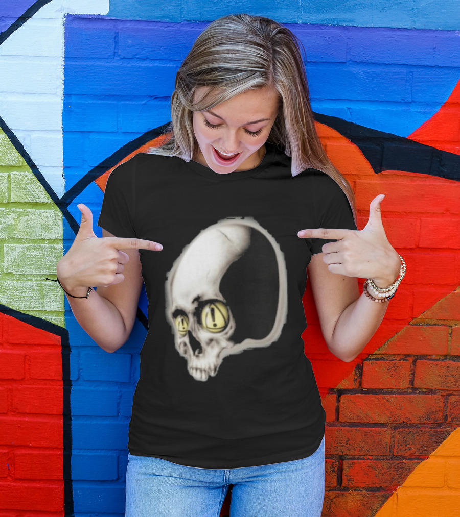 Yeat Dangerous Summer Skull Graphic With Distorted 3D Effect T-Shirt