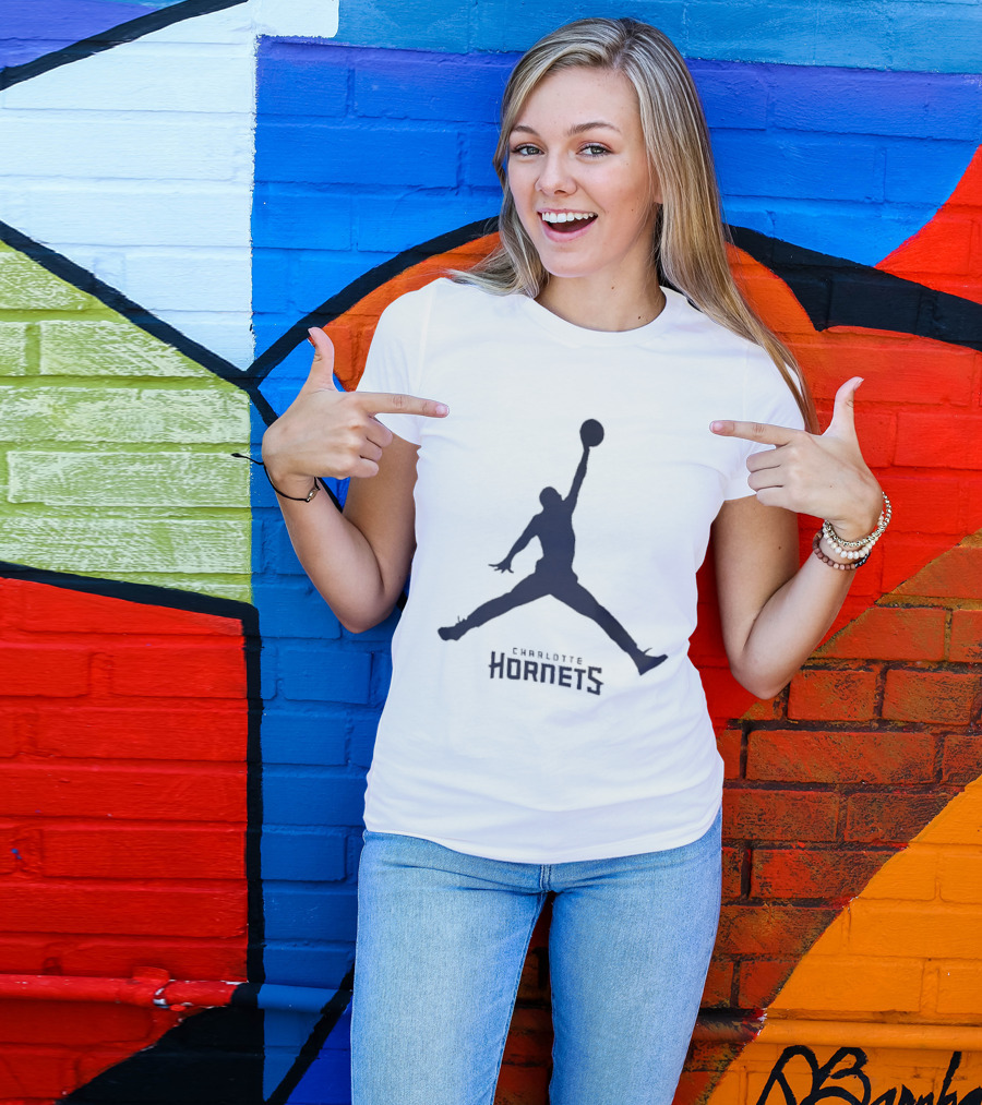Charlotte Hornets NBA Jumpman Jordan T-Shirt