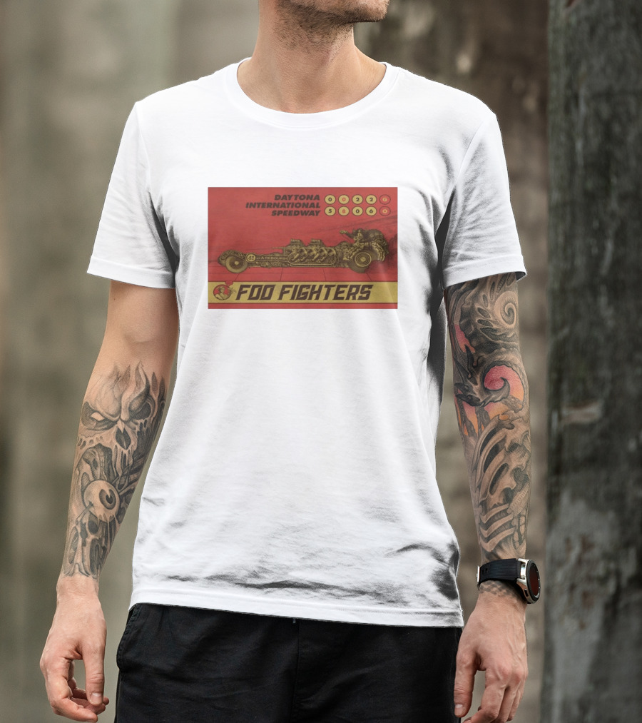 Foo Fighters Daytona International Speedway May 8 2026 Event T-Shirt