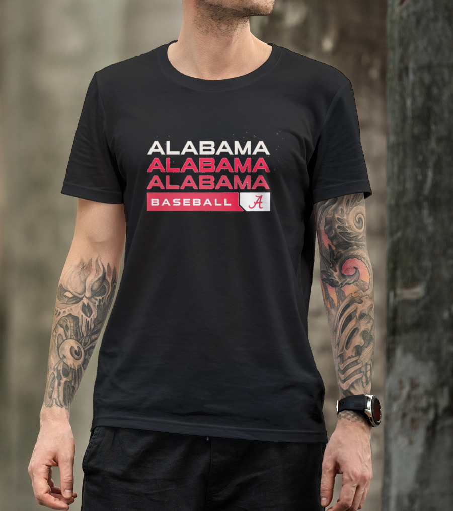 Alabama Crimson Tide College Baseball 2026 Hype Tri Blend T-Shirt