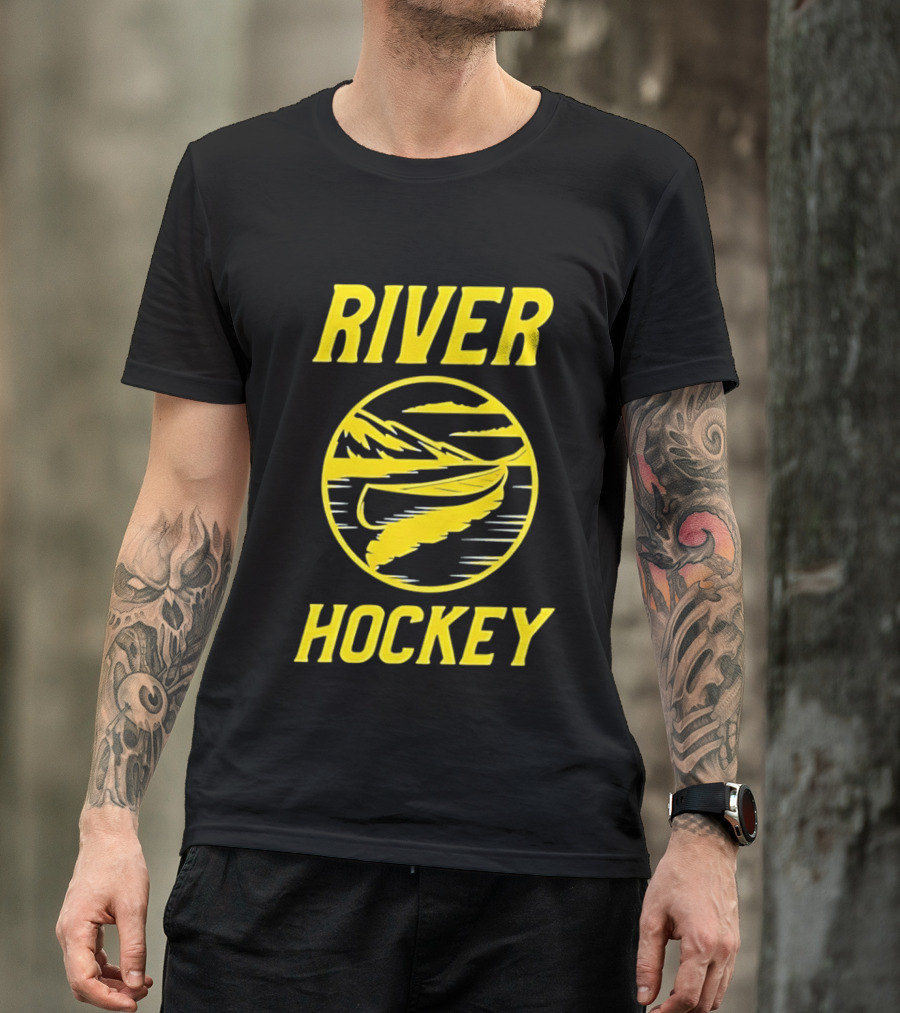 Buffalo Sabres River Hockey Scenic Canoe Adventure T-Shirt