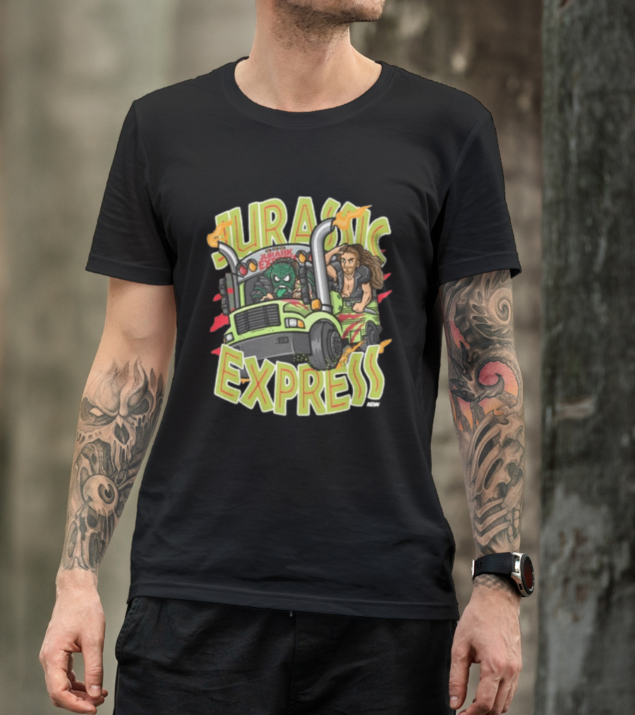 Jurassic Express Truck Adventure With Dinosaur And Driver T-Shirt