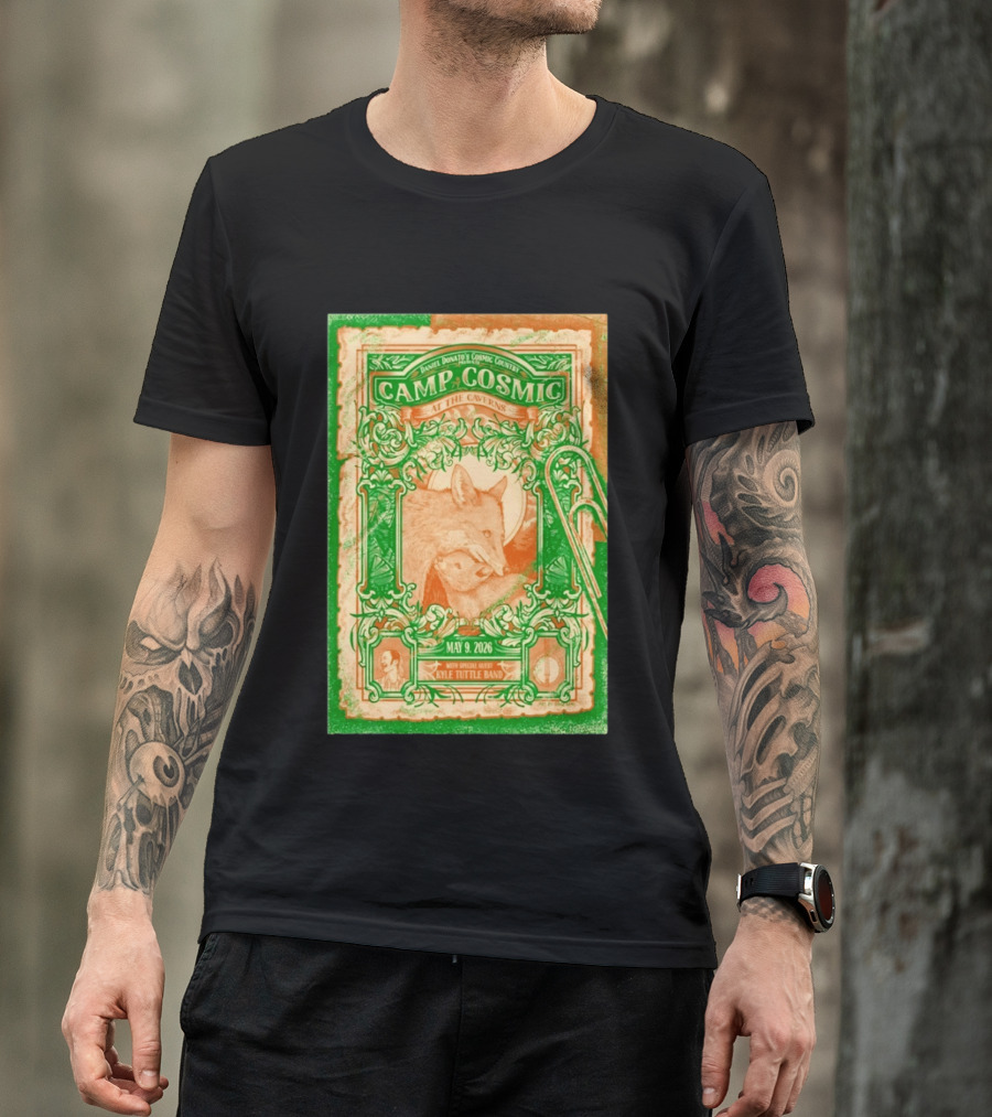 May 9 2026 Daniel Donato's Cosmic Country Camp Cosmic At The Caverns Kyle Tuttle Band Pelham TN Tour T-Shirt