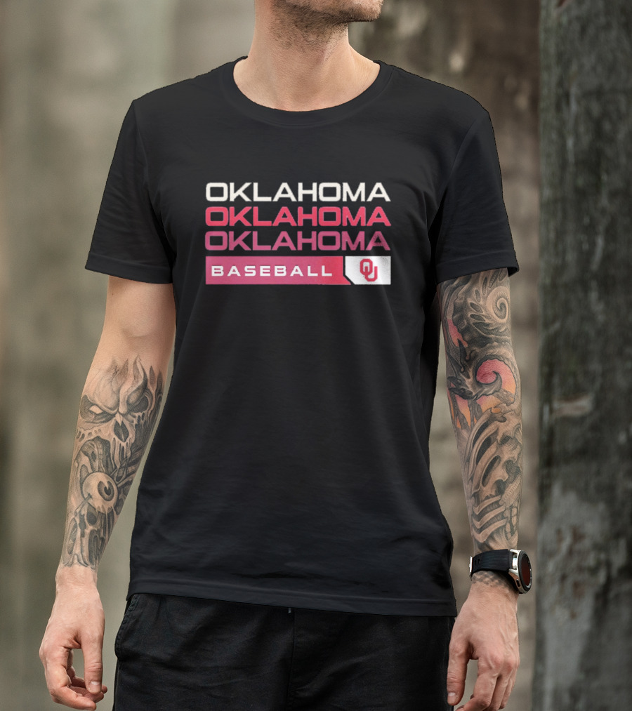 Oklahoma Sooners Baseball 2026 Tri Blend Hype T-Shirt