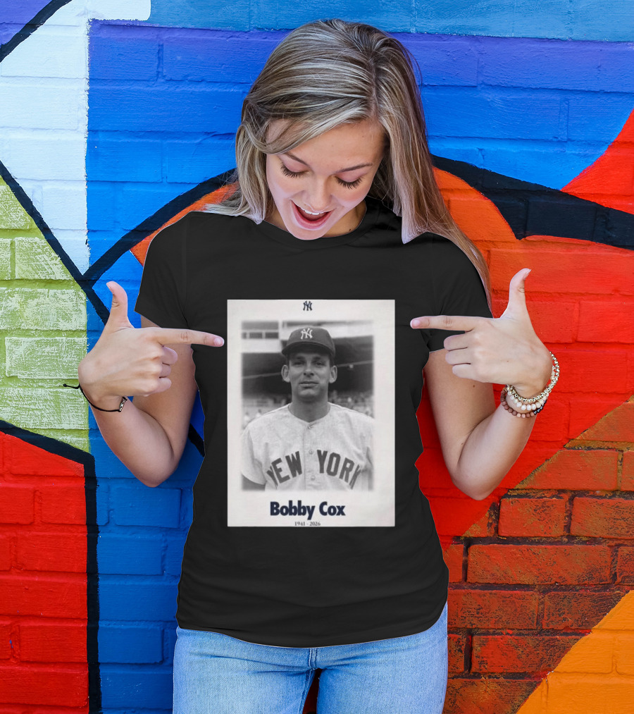 New York Yankees Bobby Cox 1941 2026 T-Shirt