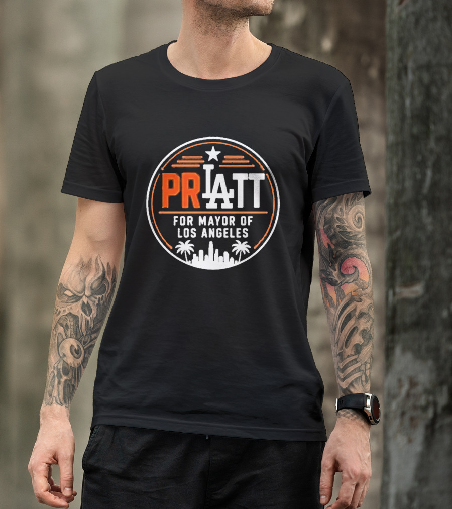 Pratt For Mayor Of Los Angeles 2026 Election Campaign T-Shirt
