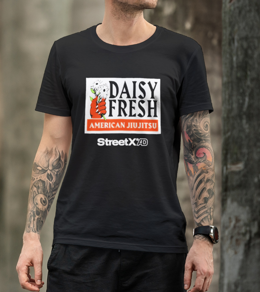 Daisy Fresh American Jiu Jitsu StreetxAD Collaboration T-Shirt