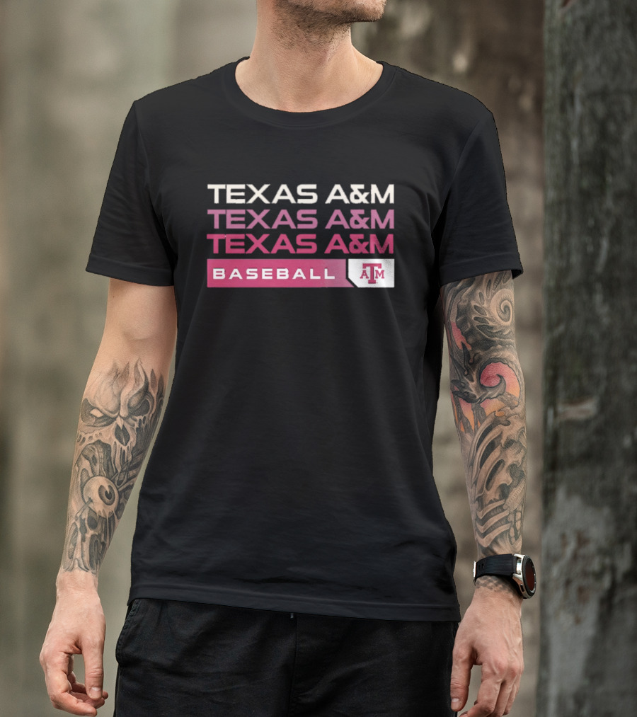 Texas A&M Aggies Baseball Tri Blend 2026 T-Shirt