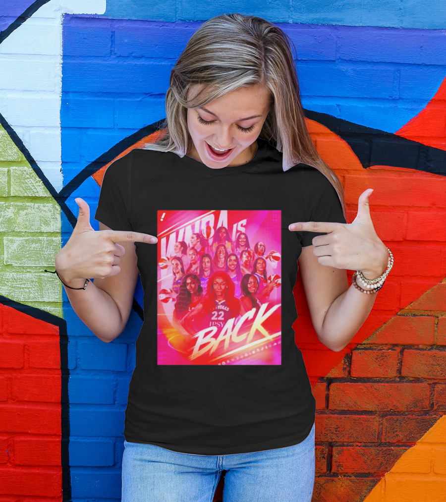 WNBA Is Back 30th Season Highlights Las Vegas Basketball Stars T-Shirt
