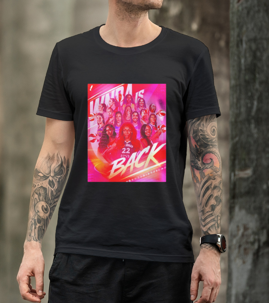 WNBA Is Back 30th Season Highlights Las Vegas Basketball Stars T-Shirt
