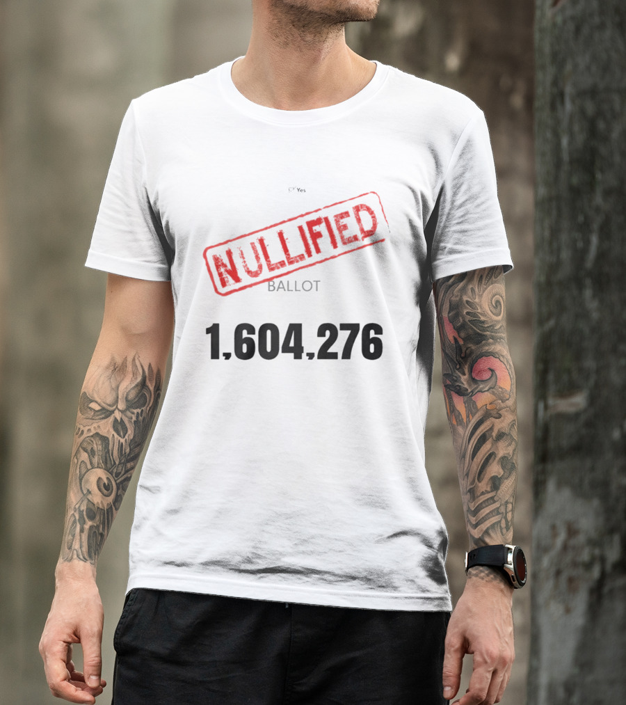 NULLIFIED BALLOT 1604276 Virginia Redistricting Protest T-Shirt