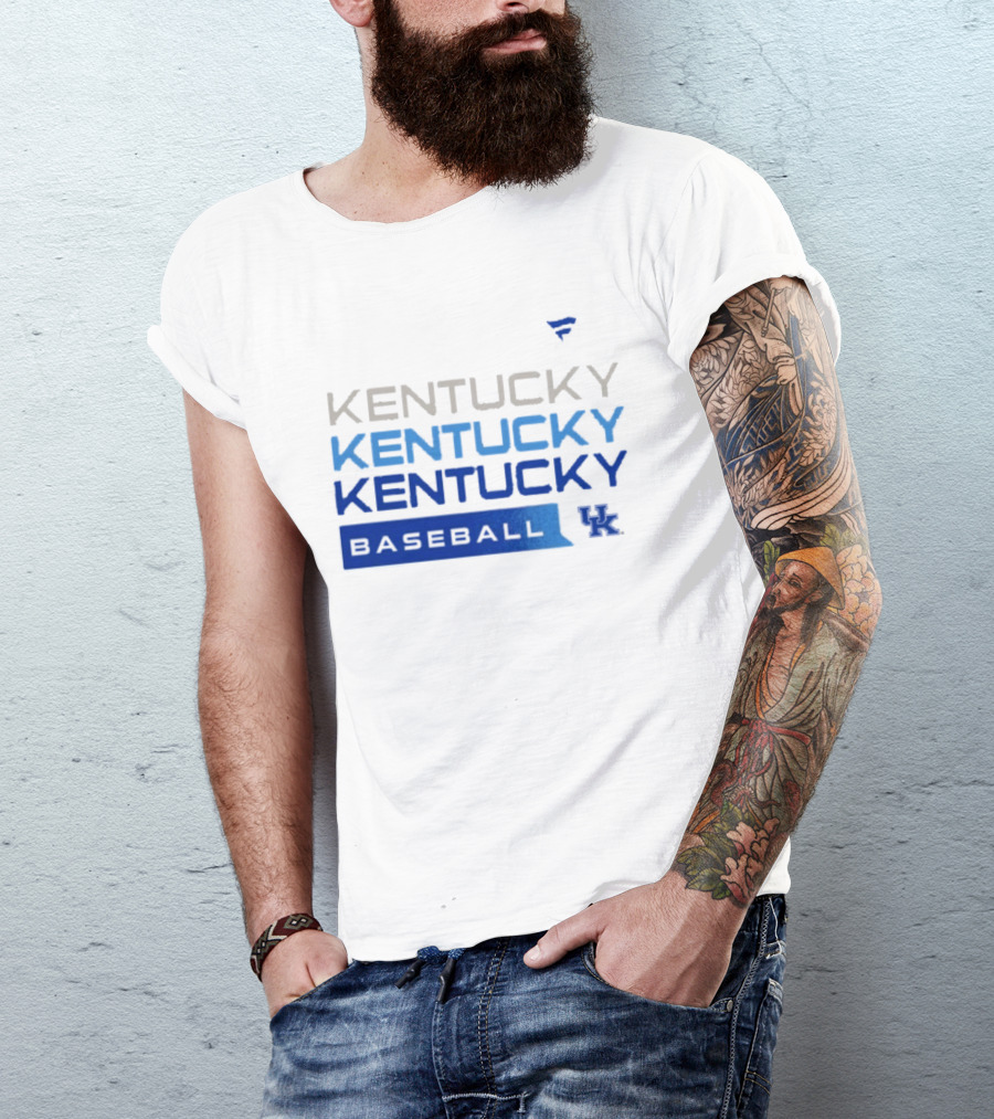 Kentucky Wildcats Baseball Tri Blend Hype Fanatics T-Shirt