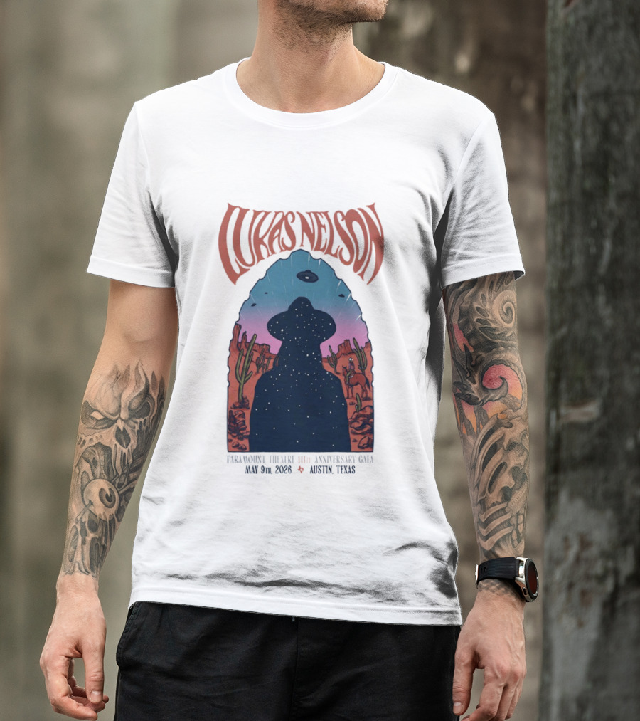 Lukas Nelson 60th Anniversary Show May 9 2026 Austin Texas T-Shirt