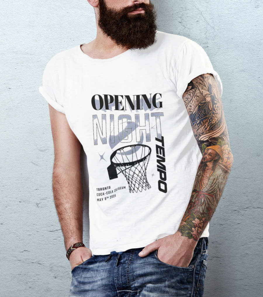 Opening Night Toronto Tempo WNBA Coca Cola Coliseum May 8th 2026 T-Shirt